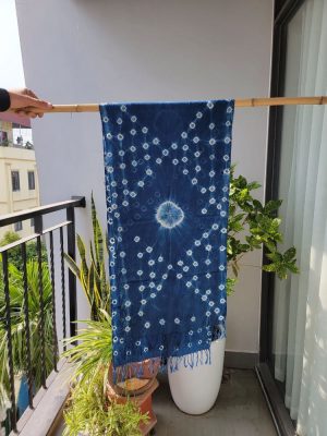 ECHARPE BLEU INDIGO