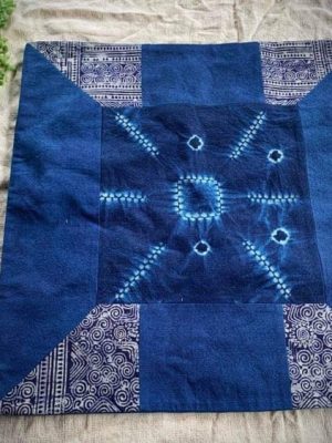 TAIE D'OREILLER INDIGO