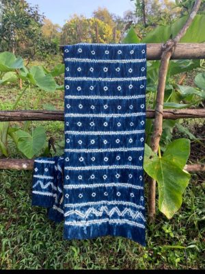ECHARPE BLEU INDIGO