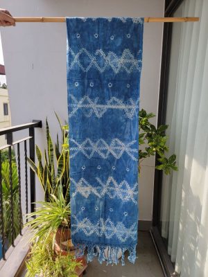ECHARPE BLEU INDIGO