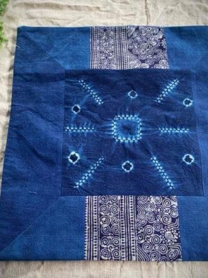 TAIE D'OREILLER INDIGO